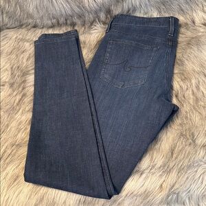 PRICE FIRM NWT AG Adriano Goldschmied Revo Dark Wash Skinny Jeans Size 28